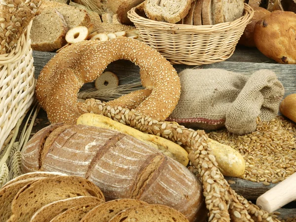 Ekmek türleri — Stok fotoğraf