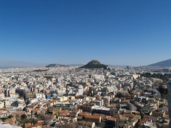 Stock image Athens city and Lykavitos hill