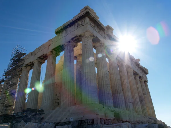 Partenón en la Acrópolis en Grecia — Foto de Stock