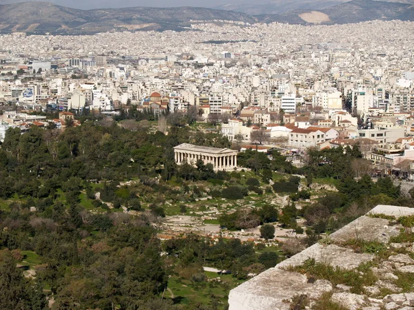 Atina şehir ve hephaestus Tapınağı