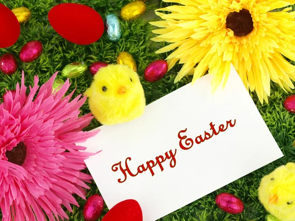 Easter card with decoration — Stock Photo, Image
