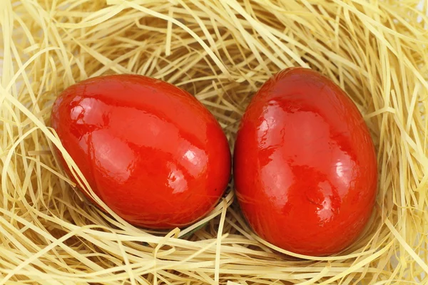 Red eastern eggs — Stock Photo, Image