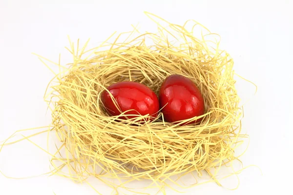 Red eastern eggs — Stock Photo, Image