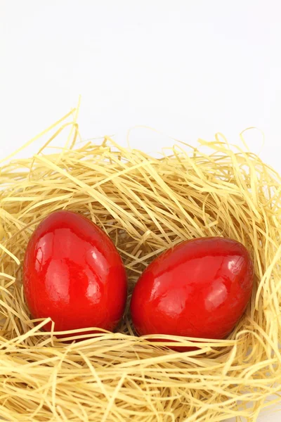 Czerwony wschodniej jaj — Zdjęcie stockowe