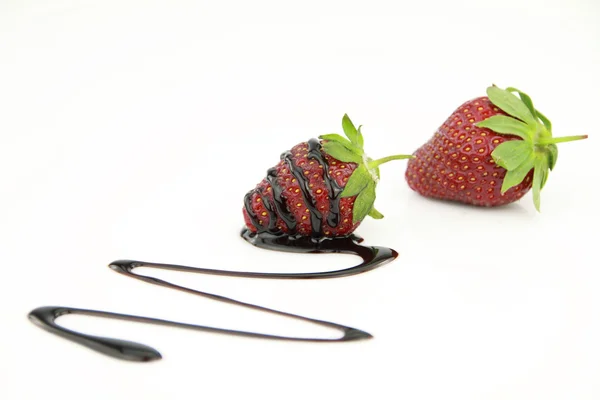 Cioccolato e fragola — Foto Stock