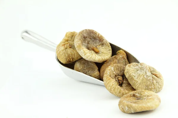 Dried figs in scoop — Stock Photo, Image