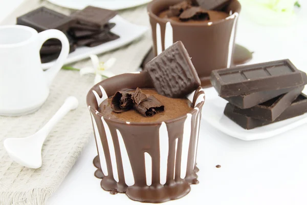 Crema al cioccolato — Foto Stock