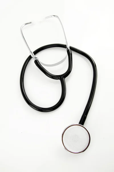 Beyaz zemin üzerine sağlık stetoskop — Stok fotoğraf