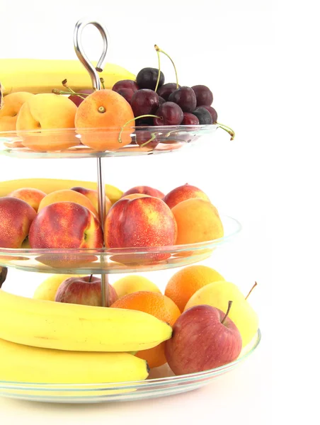 Čerstvé ovoce, ovocné mísy — Stock fotografie