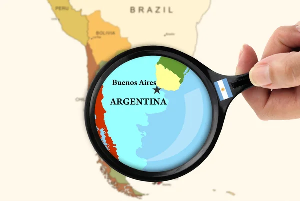 Zaměření v Argentině — Stock fotografie