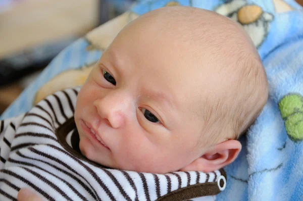 Sceptical baby — Stock Photo, Image