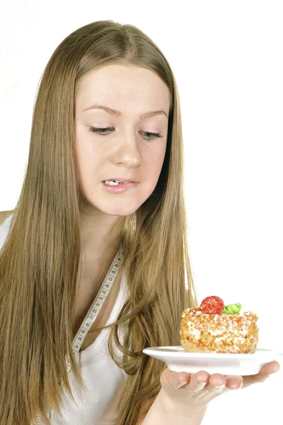 Diet temptation — Stock Photo, Image