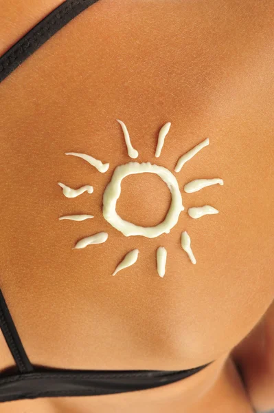 Cream sun — Stock Photo, Image