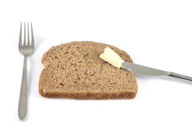 Buttering bread clipart