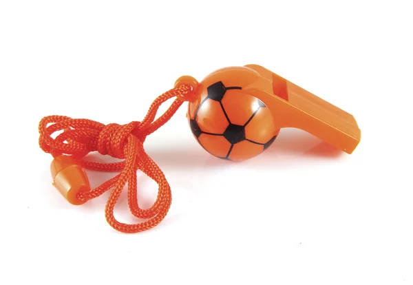 オレンジ色の笛 — ストック写真