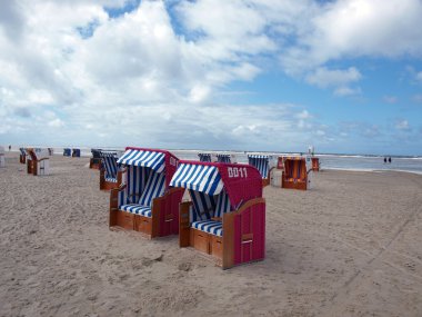 amrum Almanya adada beachchairs