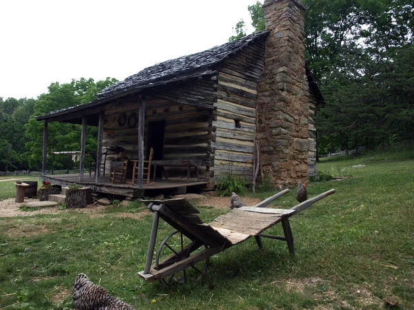 stock image Old loghouse from the 1900 hundrets