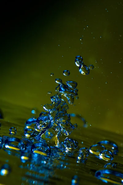 Ángulo izquierdo burbuja azul — Foto de Stock