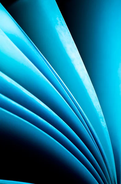 Blue paper background from lower right — Stock Photo, Image
