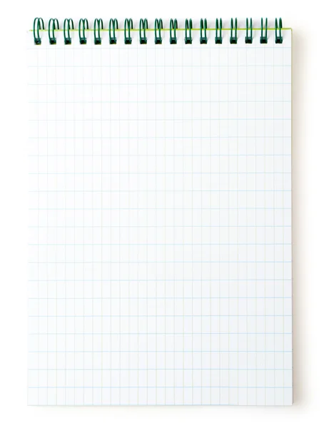 stock image Blank isolated notepad