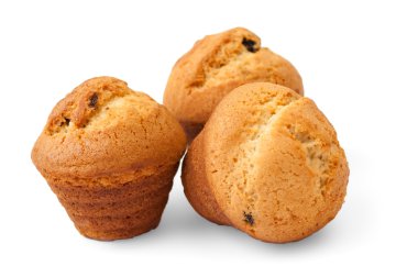 Muffins with chocolate filling clipart