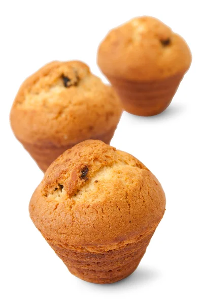 Muffins com recheio de chocolate — Fotografia de Stock