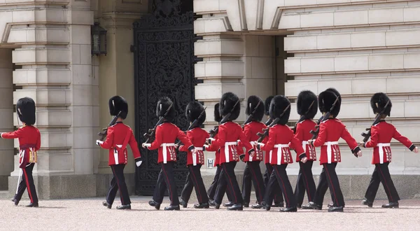 Guardia Real Palacio de Buckingham — Foto de Stock