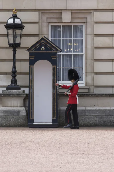 Guardia Real Palacio de Buckingham — Foto de Stock
