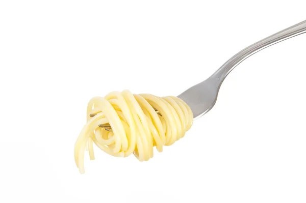 stock image Pasta around fork