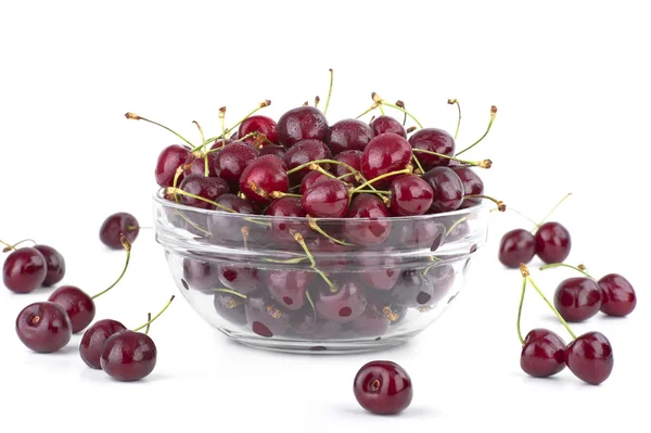 Bowl full of cherries. — Stock Photo, Image