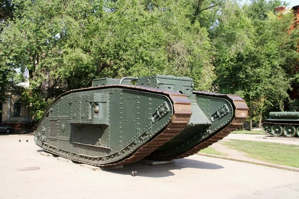 Första sovjetiska stridsvagnen Stockbild