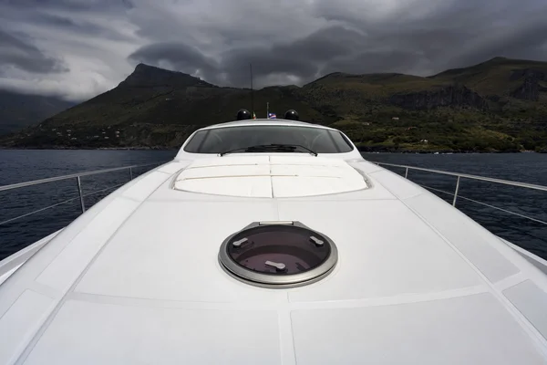 Italy, Calabria, luxury yacht, Pershing 62' — ストック写真