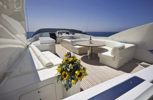 Olaszország, s.felice circeo, luxus yacht rizzardi posillipo technema 95 — Stock Fotó