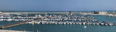 Italy, Siciliy, Mediterranean sea, Marina di Ragusa, luxury yachts clipart