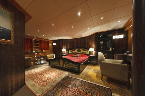 Italy, Tuscany, Viareggio, Tecnomar 35 Open luxury yacht — Stock Photo, Image