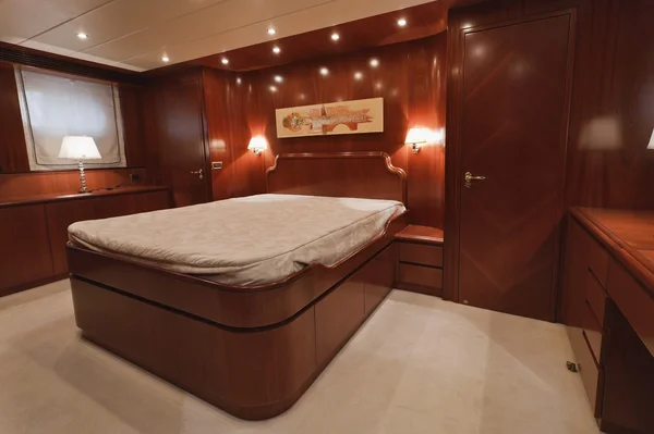 Italy, Tuscany, Viareggio, Tecnomar Nadara 26 luxury yacht — Stock Photo, Image