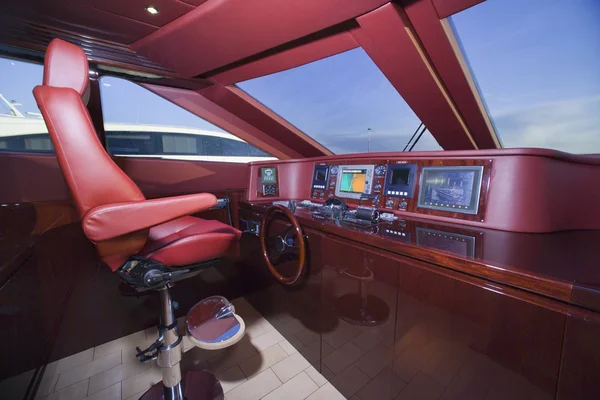 Italy, Tuscany, Viareggio, Tecnomar Nadara 88 'Fly luxury yacht — стоковое фото