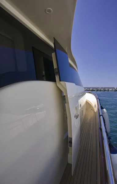 Italy, Tuscany, Viareggio, Tecnomar Nadara 88 'Fly luxury yacht — стоковое фото
