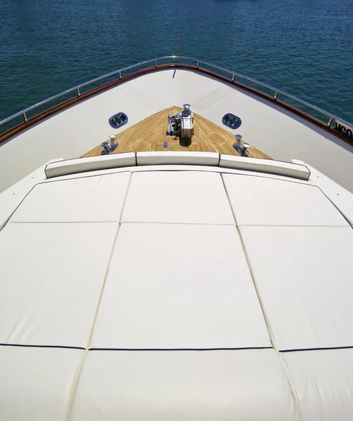 Италия, Тоскана, Виареджо, Teccar Nadara 88 Fly luxury yacht — стоковое фото
