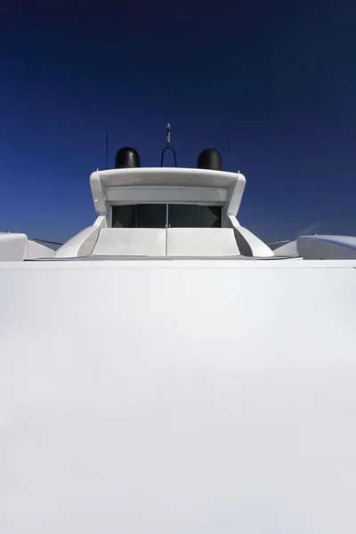 Itálie, Toskánsko, viareggio, tecnomar velvet 90 luxusní jachty, opěradlo — Stock fotografie
