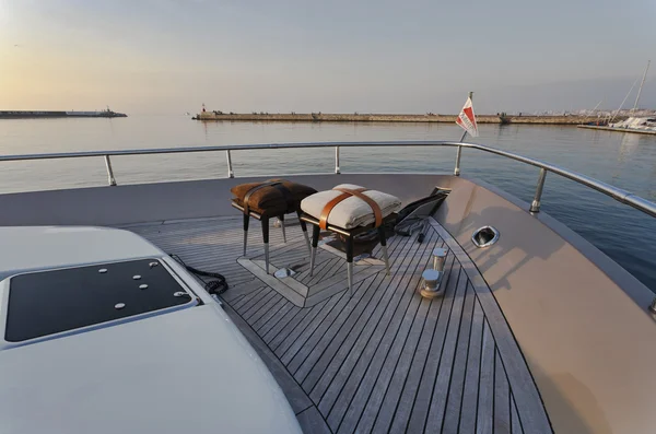 Italien, Toskana, Viareggio, tecnomar velvet 83 'Luxusjacht — Stockfoto
