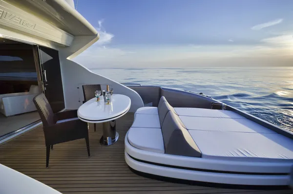 Italie, Toscane, Viareggio, Tecnomar Velvet 83 yacht de luxe — Photo