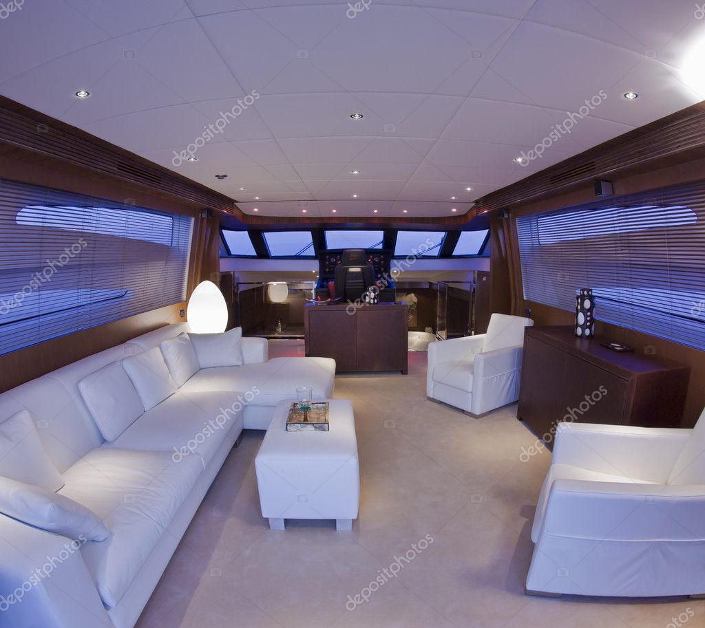 Italy, Tuscany, Viareggio, Tecnomar Velvet 83 luxury yacht Stock Photo