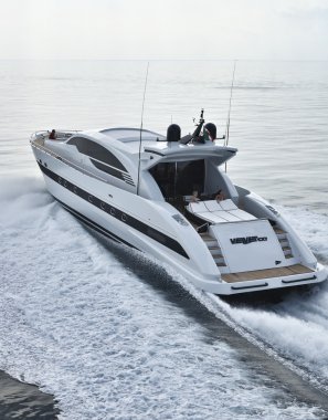 Italy, Tuscany, Tecnomar Velvet 100 luxury yacht clipart