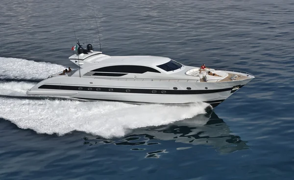 Italia, Toscana, Tecnomar Velvet 100 yacht di lusso — Foto Stock