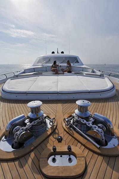 イタリア、トスカーナ、tecnomar ベルベット 100 豪華ヨット — ストック写真