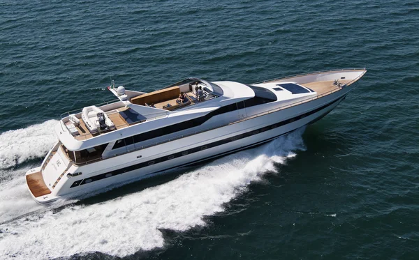 Italia, Mar Tirreno, Tecnomar 35 yacht di lusso — Foto Stock