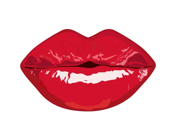 Κόκκινα χείλη — Διανυσματικό Αρχείο