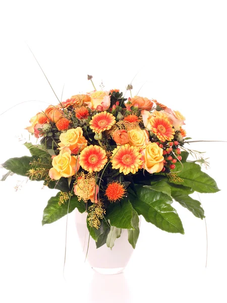 Bouquet di rose e gerbera — Foto Stock