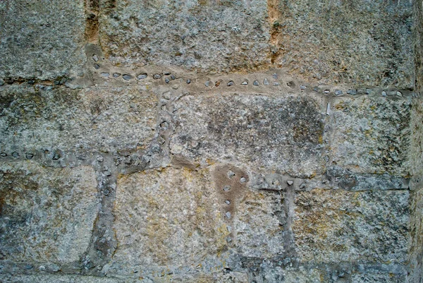 Background texture of castle stone wall — Stockfoto